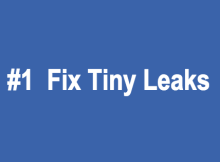 Fix Tiny Leaks